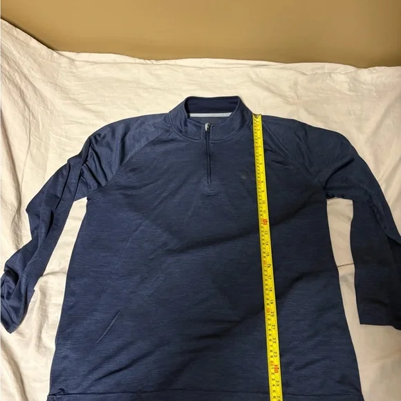 Under Armour Men's Navy Long Sleeve Shirt - Picture 3 of 5